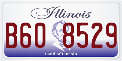 IL license plate B608529