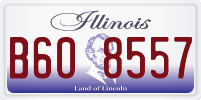 IL license plate B608557