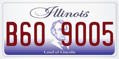 IL license plate B609005