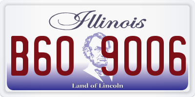 IL license plate B609006