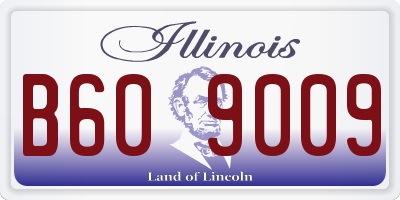 IL license plate B609009