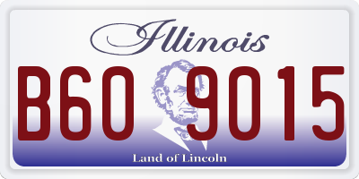 IL license plate B609015