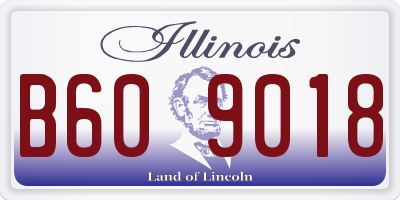 IL license plate B609018