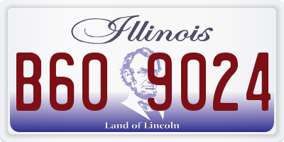 IL license plate B609024