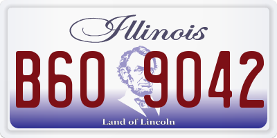 IL license plate B609042