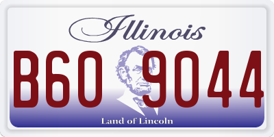 IL license plate B609044
