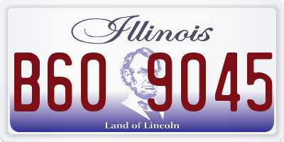 IL license plate B609045