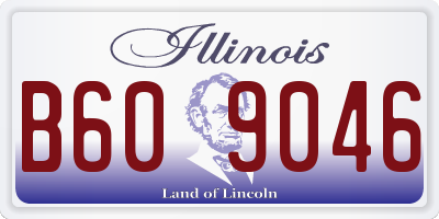 IL license plate B609046