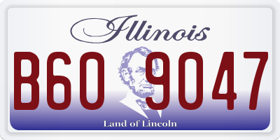 IL license plate B609047