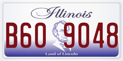IL license plate B609048