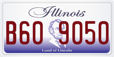 IL license plate B609050