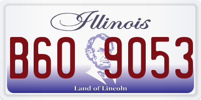 IL license plate B609053
