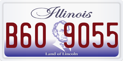 IL license plate B609055