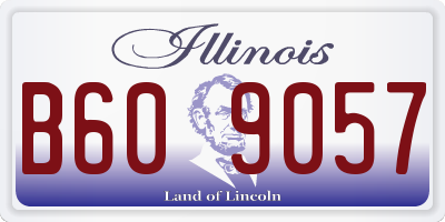 IL license plate B609057