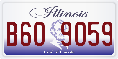 IL license plate B609059
