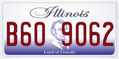 IL license plate B609062
