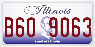 IL license plate B609063
