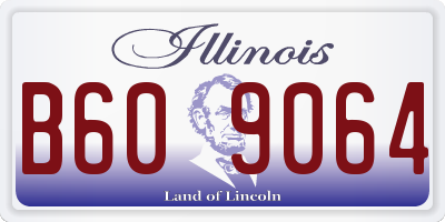 IL license plate B609064