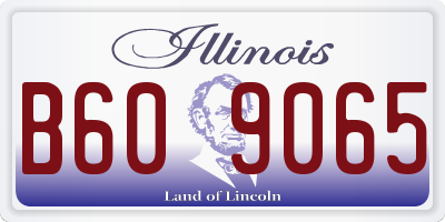 IL license plate B609065