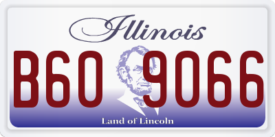 IL license plate B609066
