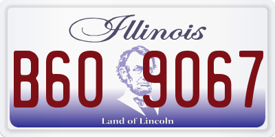 IL license plate B609067