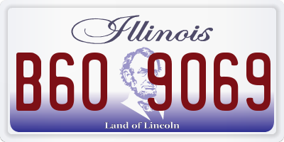 IL license plate B609069