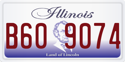 IL license plate B609074