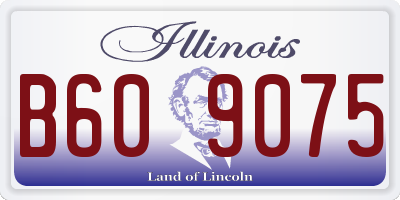 IL license plate B609075