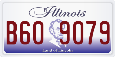 IL license plate B609079