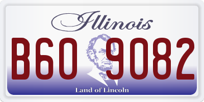 IL license plate B609082