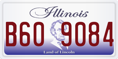 IL license plate B609084