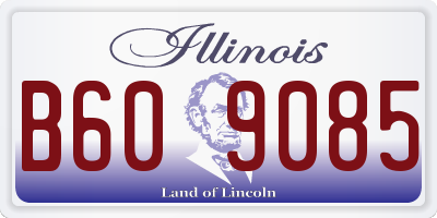 IL license plate B609085