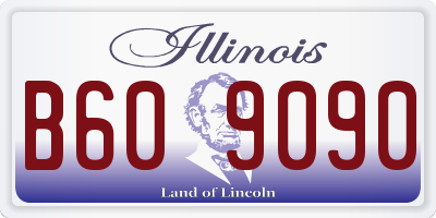 IL license plate B609090