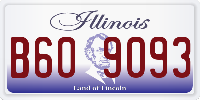 IL license plate B609093