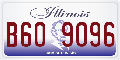 IL license plate B609096