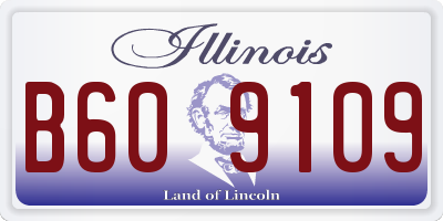IL license plate B609109