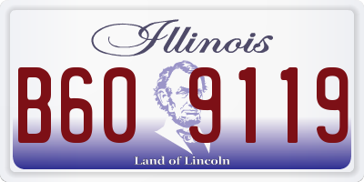 IL license plate B609119