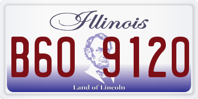 IL license plate B609120