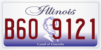 IL license plate B609121