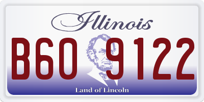 IL license plate B609122