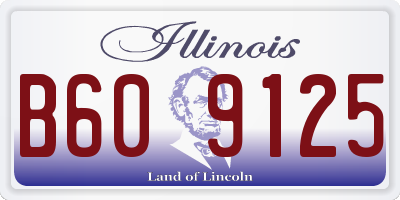 IL license plate B609125