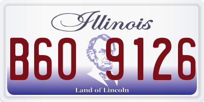 IL license plate B609126