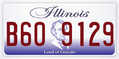 IL license plate B609129