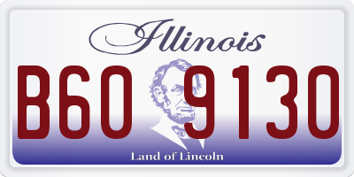 IL license plate B609130