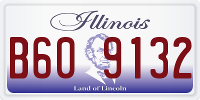 IL license plate B609132