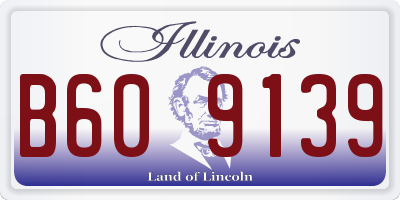 IL license plate B609139