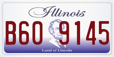 IL license plate B609145