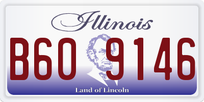 IL license plate B609146