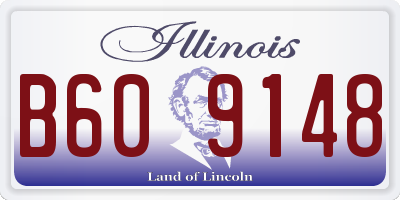 IL license plate B609148