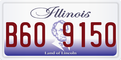 IL license plate B609150